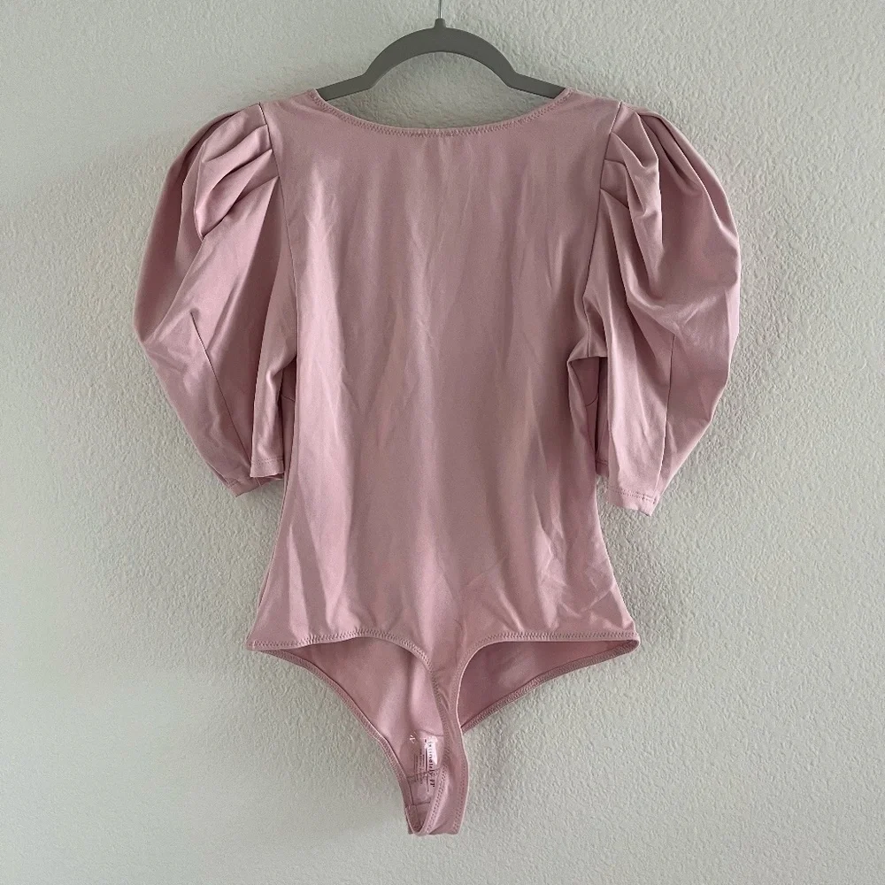 NWT FREE PEOPLE x INTIMATELY | Va Va Voop Bodysuit in Rose Heart Haze | Size XS